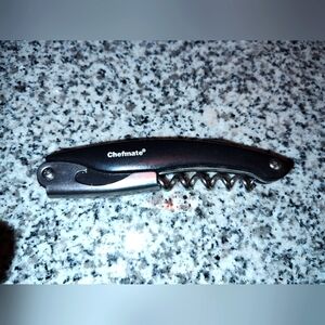 CHEFMATE POCKET COMBO with Can OPENER & Cork Screw.
